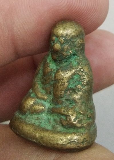 3088-รูปหล่อหลวงพ่อเงิน วัดบางคลาน เนื้อทองเหลืองเก่า รูปที่ 6