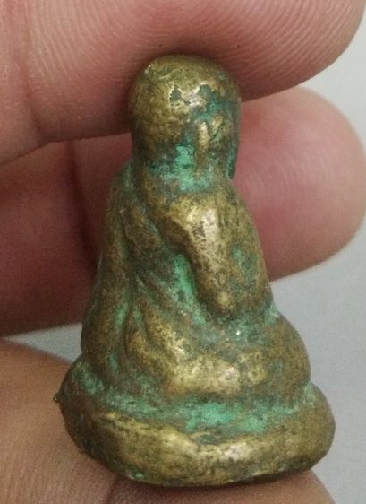 3088-รูปหล่อหลวงพ่อเงิน วัดบางคลาน เนื้อทองเหลืองเก่า รูปที่ 13