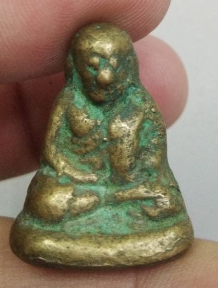 3088-รูปหล่อหลวงพ่อเงิน วัดบางคลาน เนื้อทองเหลืองเก่า รูปที่ 4