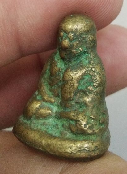 3088-รูปหล่อหลวงพ่อเงิน วัดบางคลาน เนื้อทองเหลืองเก่า รูปที่ 7