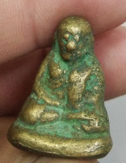 3088-รูปหล่อหลวงพ่อเงิน วัดบางคลาน เนื้อทองเหลืองเก่า รูปที่ 3