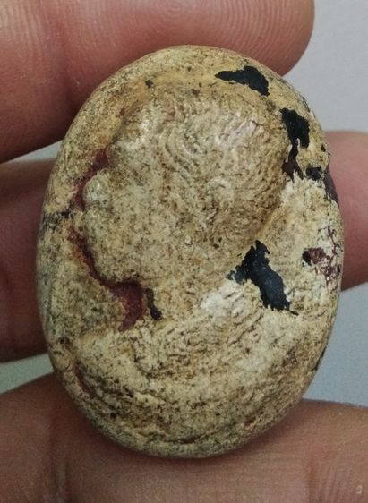 3089-รัชกาลที่ 5 เนื้อผงเก่าหลังครุฑ รูปที่ 2