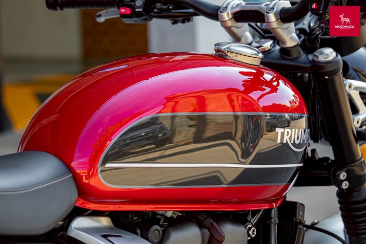 Triumph SpeedTwin1200 ปี2022 เจ้าของเดียว วิ่ง7,000km ประกันชั้น1 รูปที่ 14