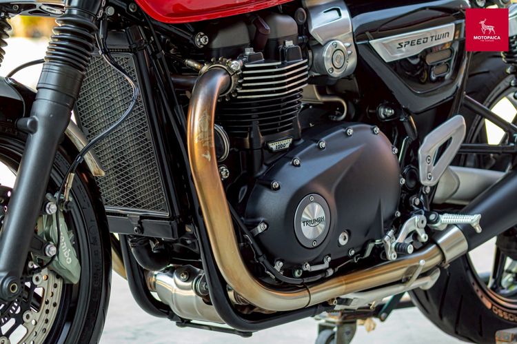 Triumph SpeedTwin1200 ปี2022 เจ้าของเดียว วิ่ง7,000km ประกันชั้น1 รูปที่ 8