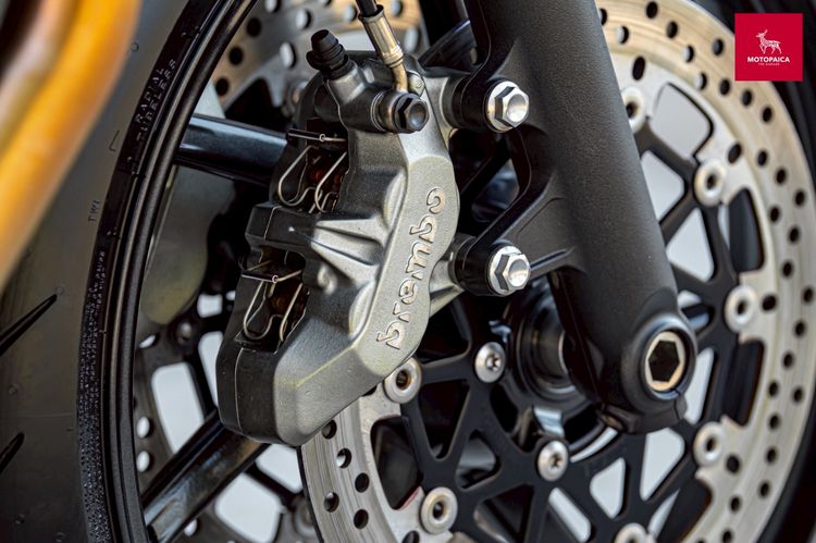 Triumph SpeedTwin1200 ปี2022 เจ้าของเดียว วิ่ง7,000km ประกันชั้น1 รูปที่ 9