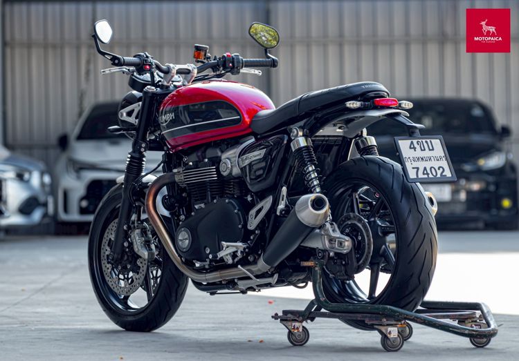 Triumph SpeedTwin1200 ปี2022 เจ้าของเดียว วิ่ง7,000km ประกันชั้น1 รูปที่ 4