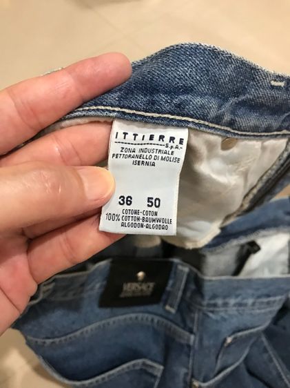 Versace ของแท้ กางเกงยีนส์ เอว 36 รูปที่ 9