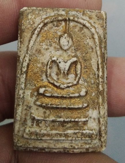 3106-พระสมเด็จเนื้อผงเก่าทาสีทอง รูปที่ 2