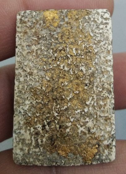 3106-พระสมเด็จเนื้อผงเก่าทาสีทอง รูปที่ 3