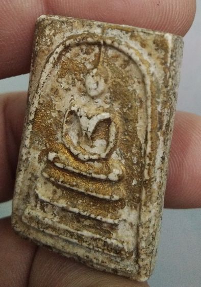 3106-พระสมเด็จเนื้อผงเก่าทาสีทอง รูปที่ 15