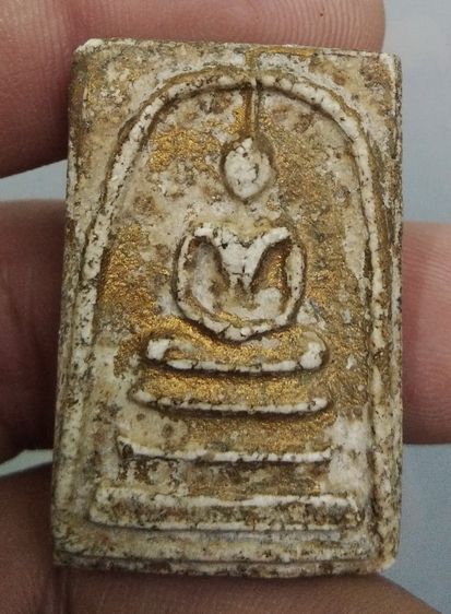 3106-พระสมเด็จเนื้อผงเก่าทาสีทอง รูปที่ 12