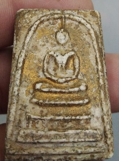 3106-พระสมเด็จเนื้อผงเก่าทาสีทอง รูปที่ 10