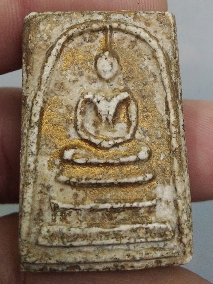 3106-พระสมเด็จเนื้อผงเก่าทาสีทอง รูปที่ 8