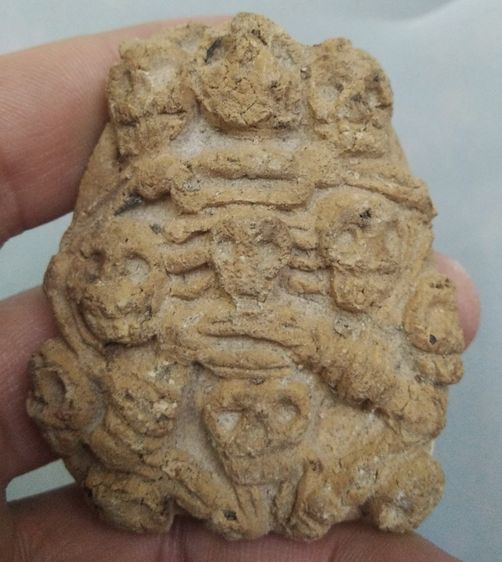 3107-แผ่นพรายอาถรรพณ์เนื้อผงผสมดินขนาด 5.5 x 6.5 ซม รูปที่ 4