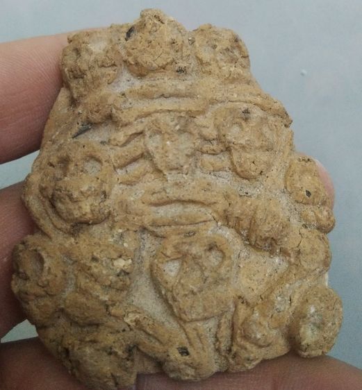 3107-แผ่นพรายอาถรรพณ์เนื้อผงผสมดินขนาด 5.5 x 6.5 ซม รูปที่ 12