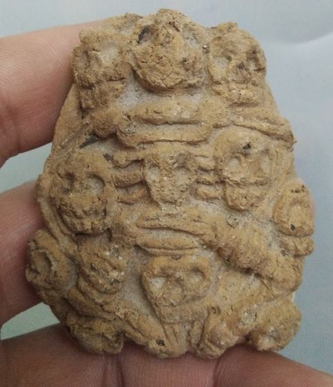 3107-แผ่นพรายอาถรรพณ์เนื้อผงผสมดินขนาด 5.5 x 6.5 ซม รูปที่ 10