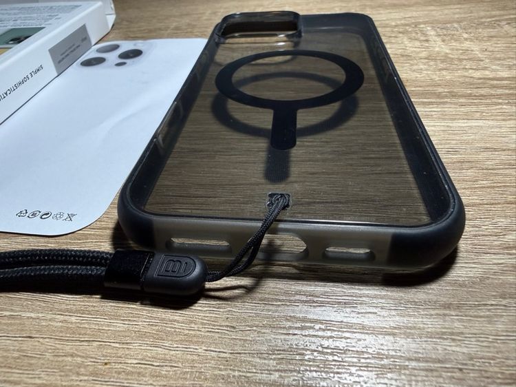 ขายเคส iPhone 16 Pro Max แบบใส สีเทาชา รูปที่ 5