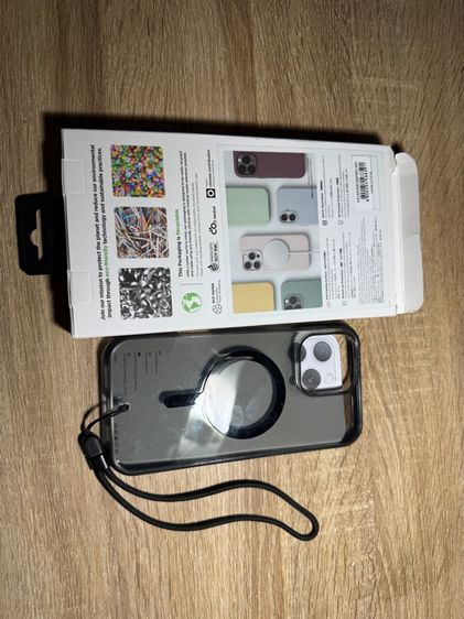 ขายเคส iPhone 16 Pro Max แบบใส สีเทาชา รูปที่ 4