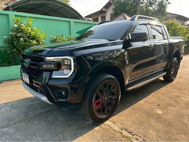Ford Ranger 2024 2.0 Bi-Turbo 4WD Stormtrak Pickup ดีเซล ไม่ติดแก๊ส เกียร์อัตโนมัติ ดำ รูปที่ 3