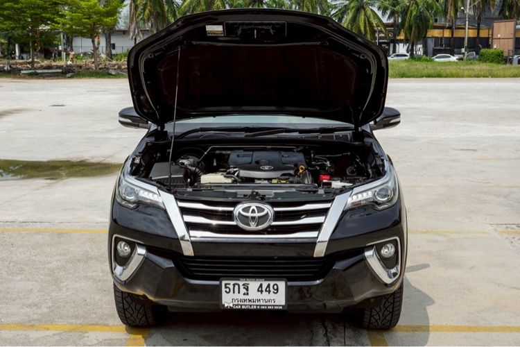 Toyota Fortuner 2016 2.4 V Utility-car ดีเซล ไม่ติดแก๊ส เกียร์อัตโนมัติ ดำ รูปที่ 3