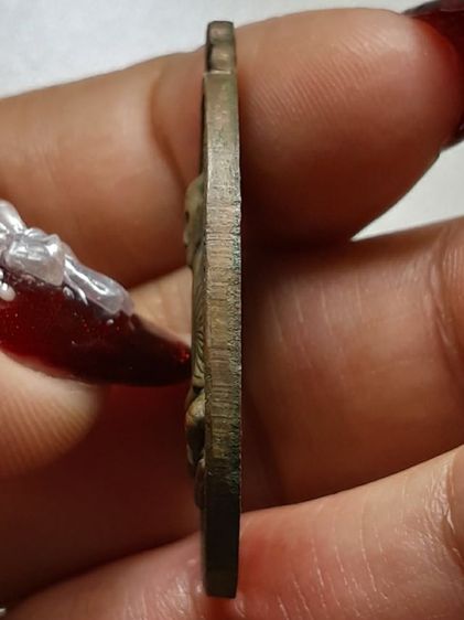 เหรียญสรงน้ำหลวงพ่อพรหม วัดช่องแค เนื้อทองแดง รูปที่ 4