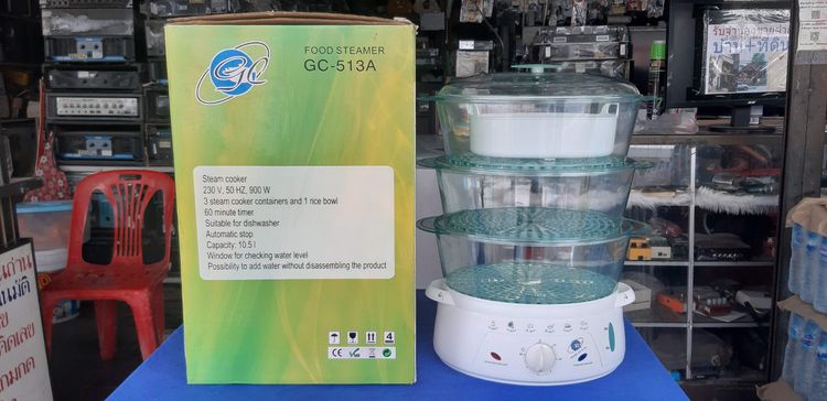 หม้อนึ่งตู้นึ่งไฟฟ้าเนสโก้ 3 ชั้น  รุ่น GC-513A รูปที่ 7