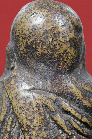 เนื้อเก่าแห้ง พระรูปหล่อหลวงพ่อเงิน วัดบางคลาน พิมพ์ขี้ตา 4 ชาย เก่า รูปที่ 14