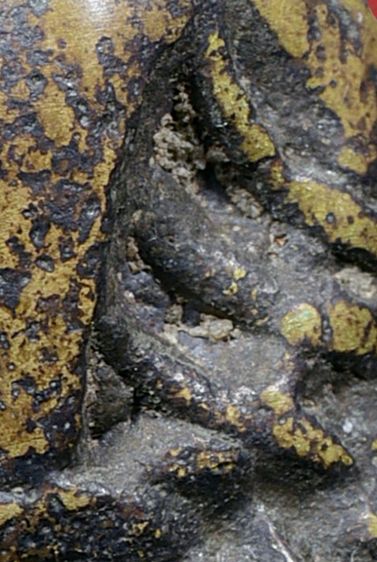 เนื้อเก่าแห้ง พระรูปหล่อหลวงพ่อเงิน วัดบางคลาน พิมพ์ขี้ตา 4 ชาย เก่า รูปที่ 11