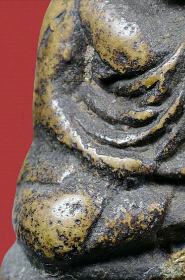 เนื้อเก่าแห้ง พระรูปหล่อหลวงพ่อเงิน วัดบางคลาน พิมพ์ขี้ตา 4 ชาย เก่า รูปที่ 6