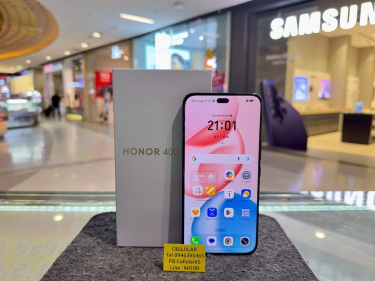 Honor 400 Pro 512GB สวยไร้รอย ประกันศูนย์ไทย11เดือน ครบกล่อง รูปที่ 2