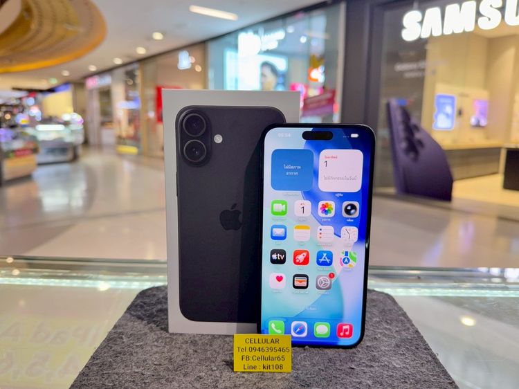 iPhone 16 Plus 128GB สวยไร้รอย เครื่องไทย ครบกล่อง รูปที่ 2