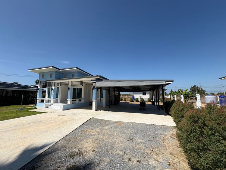 ขายบ้านชั้นเดียว สภาพใหม่มาก — วิวทุ่งนา อากาศดี พร้อมอยู่ทันที