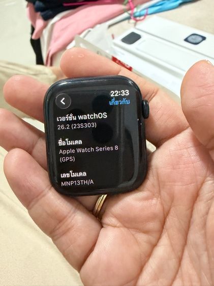 Apple Watch S8 45mm  midnight aluminium  รูปที่ 10