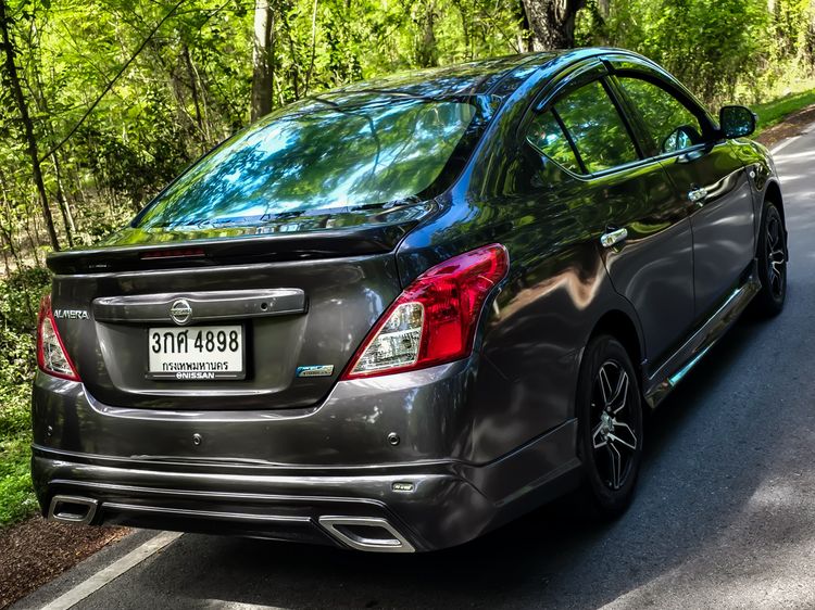 Nissan Almera 2014 1.2 EL Sedan เบนซิน ไม่ติดแก๊ส เกียร์อัตโนมัติ เทา รูปที่ 4