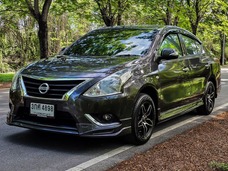 Nissan Almera 2014 1.2 EL Sedan เบนซิน ไม่ติดแก๊ส เกียร์อัตโนมัติ เทา รูปที่ 2