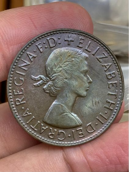 เหรียญกษาปณ์ PENNY AUSTRALIA 1960 (พ.ศ.๒๕๐๓) เนื้อทองแดง สวยครับ