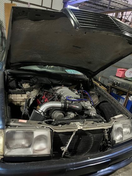 Mercedes-Benz E-Class 2000 E230 เบนซิน ไม่ติดแก๊ส เกียร์อัตโนมัติ น้ำเงิน รูปที่ 2