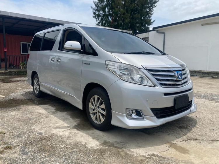 Toyota Alphard 2012 2.4 HV 4WD Utility-car ไฮบริด เกียร์อัตโนมัติ บรอนซ์เงิน รูปที่ 2