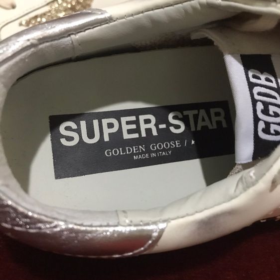 Golden Goose Super-Star White Ice Gray Gold Glitter (Women's) รูปที่ 9