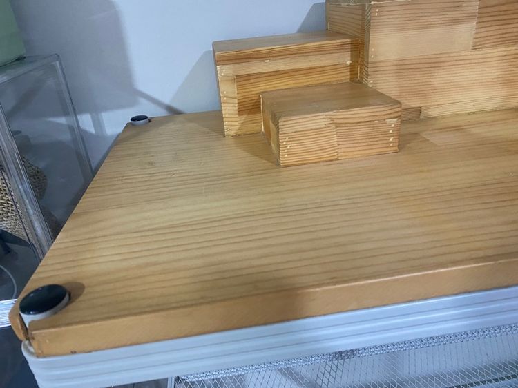 แผ่นไม้วางบนชั้ยเหล็ก(วางพระ) รูปที่ 4