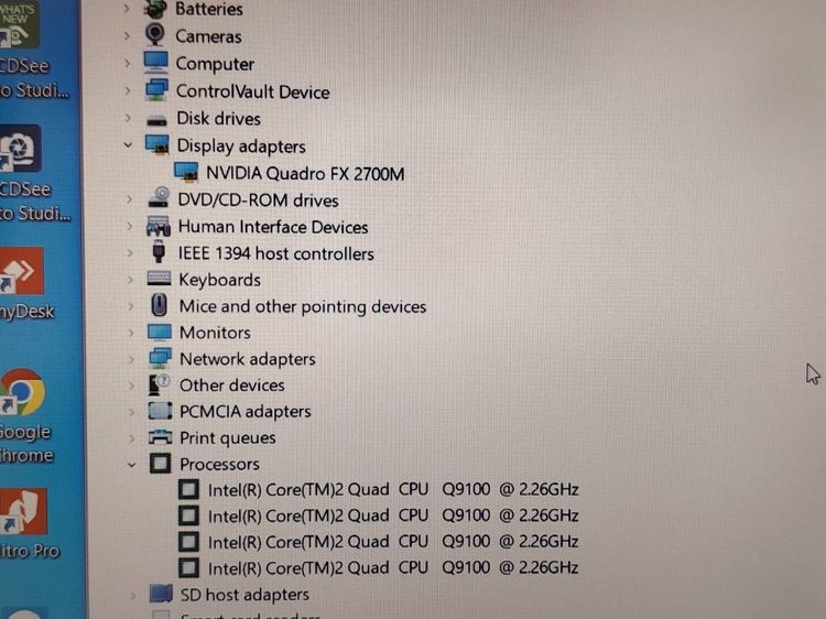Dell Precision M6400 Core 2 Q9100 2.26Ghz RAM 8 GB SSD 256 GB จอ 17 นิ้ว FHD รูปที่ 13