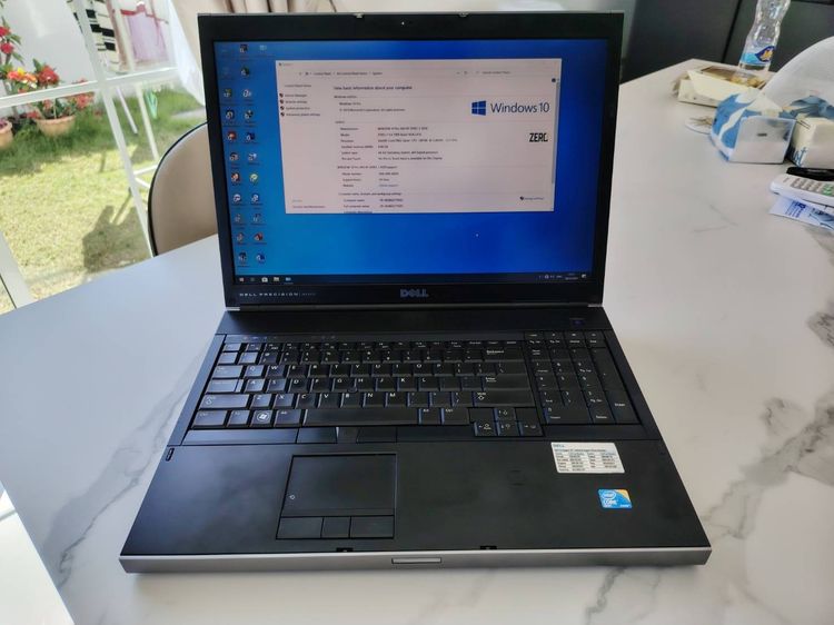 Dell Precision M6400 Core 2 Q9100 2.26Ghz RAM 8 GB SSD 256 GB จอ 17 นิ้ว FHD รูปที่ 2