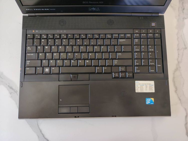 Dell Precision M6400 Core 2 Q9100 2.26Ghz RAM 8 GB SSD 256 GB จอ 17 นิ้ว FHD รูปที่ 6