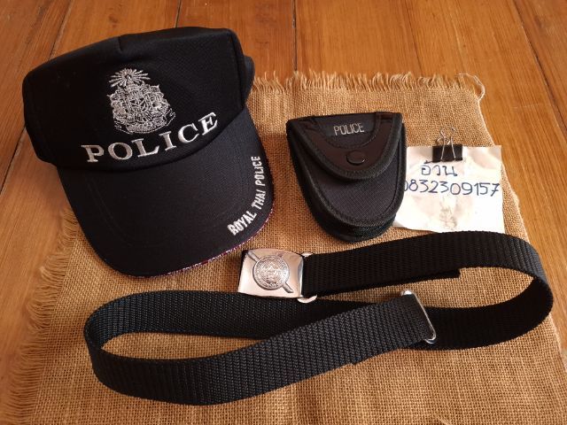 ขายหมวกแก๊ป เข็มขัด กุญแจมือตำรวจ ส่งฟรี รูปที่ 4