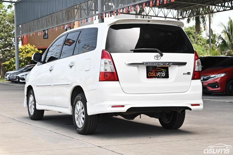 Toyota Innova 2013 2.0 V Utility-car เบนซิน ไม่ติดแก๊ส เกียร์อัตโนมัติ ขาว รูปที่ 3