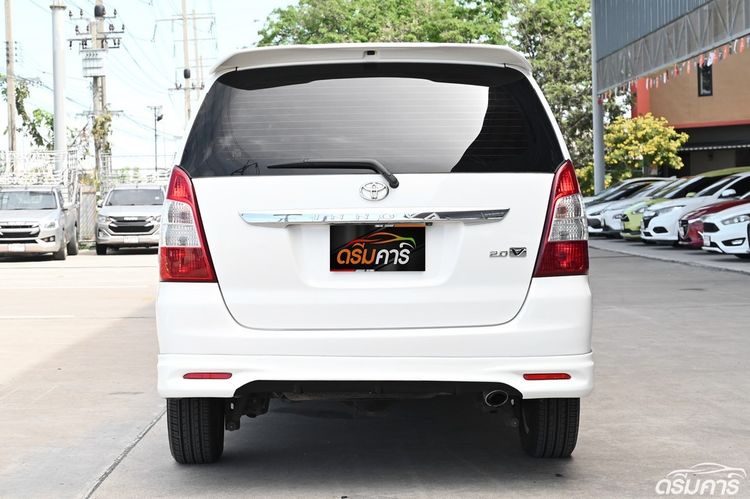 Toyota Innova 2013 2.0 V Utility-car เบนซิน ไม่ติดแก๊ส เกียร์อัตโนมัติ ขาว รูปที่ 4