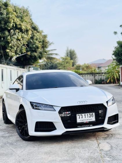 Audi Audi TTS 2018 2.0 TFSI Quattro 4WD Sedan เบนซิน ไม่ติดแก๊ส เกียร์อัตโนมัติ ขาว รูปที่ 2
