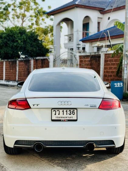 Audi Audi TTS  2018 2.0 TFSI Quattro 4WD Sedan เบนซิน ไม่ติดแก๊ส เกียร์อัตโนมัติ ขาว รูปที่ 4