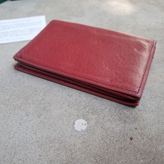 กระเป๋าสตางค์หนังฟอกฟาด Italy ใบเล็ก รูปที่ 4