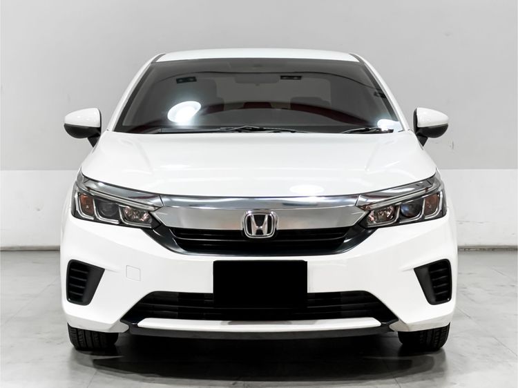Honda City 2022 1.0 V Sedan เบนซิน เกียร์อัตโนมัติ ขาว รูปที่ 2